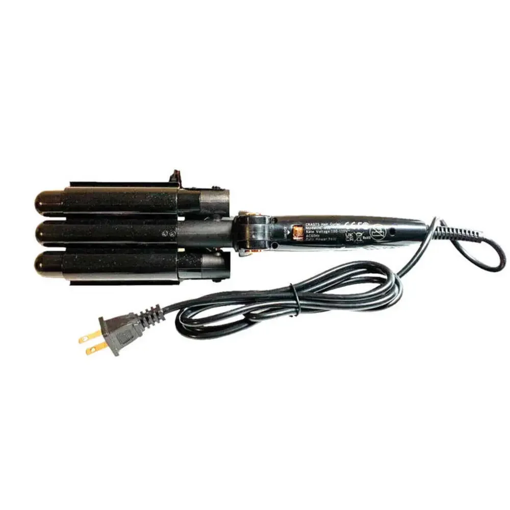 Crasts 2-Barrel Hair Curler Adjustable Temperature with LCD Display Model HC-003